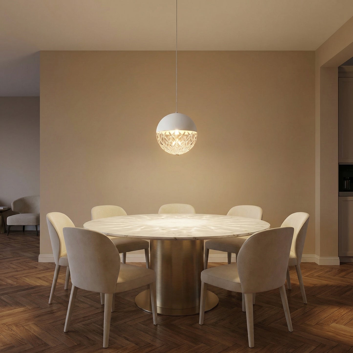 Yiosi Glorious Mini Crystal Pendant Light - scene-1