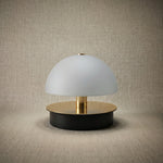 Yiosi Glorious Mini Frosted Crystal Table Lamp - dark