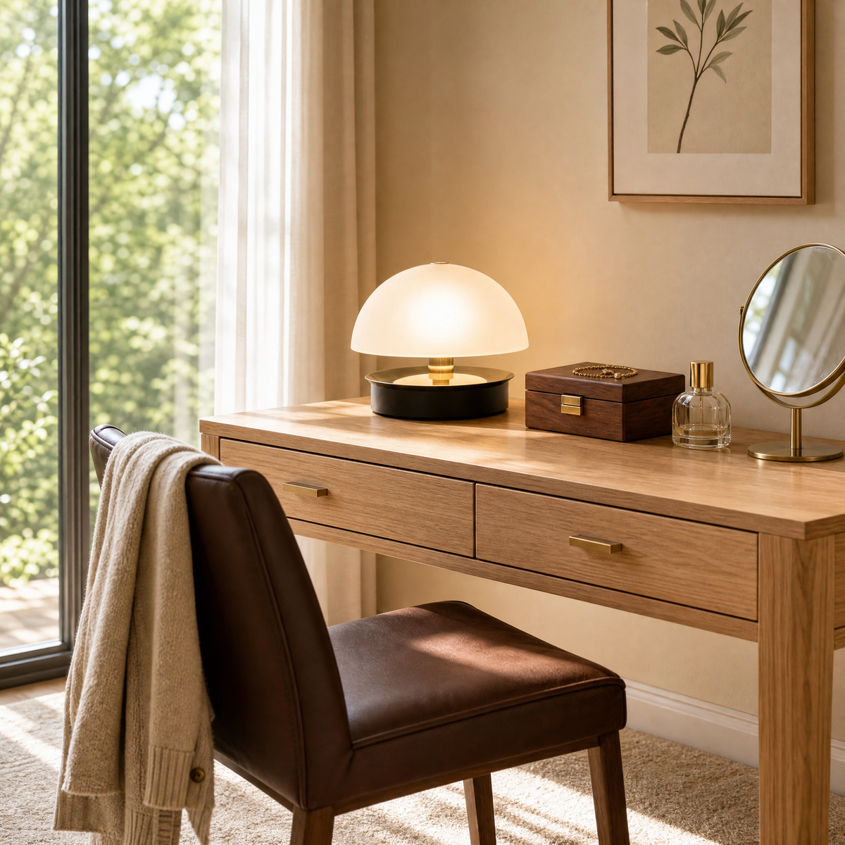 Yiosi Glorious Mini Frosted Crystal Table Lamp