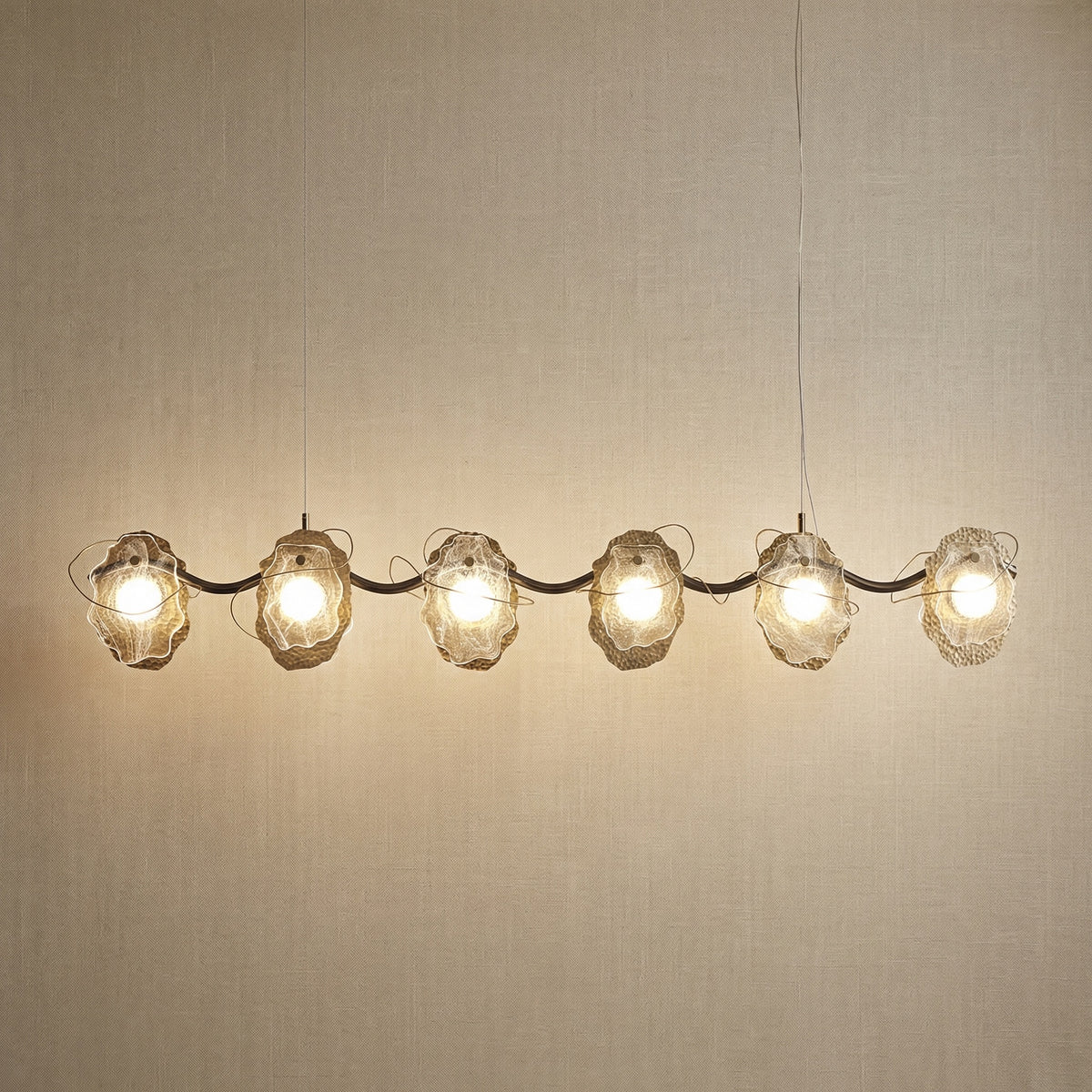 Yiosi Grape Glass Pendant Light - 61" Linear (L1550mm)