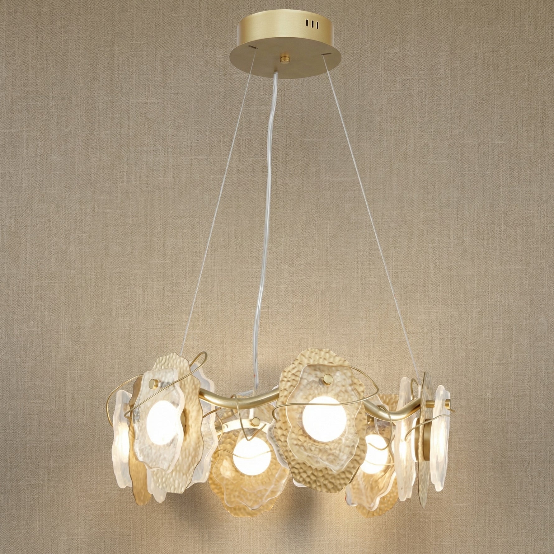 Yiosi Grape Glass Pendant Light - 25" (Dia 630mm)