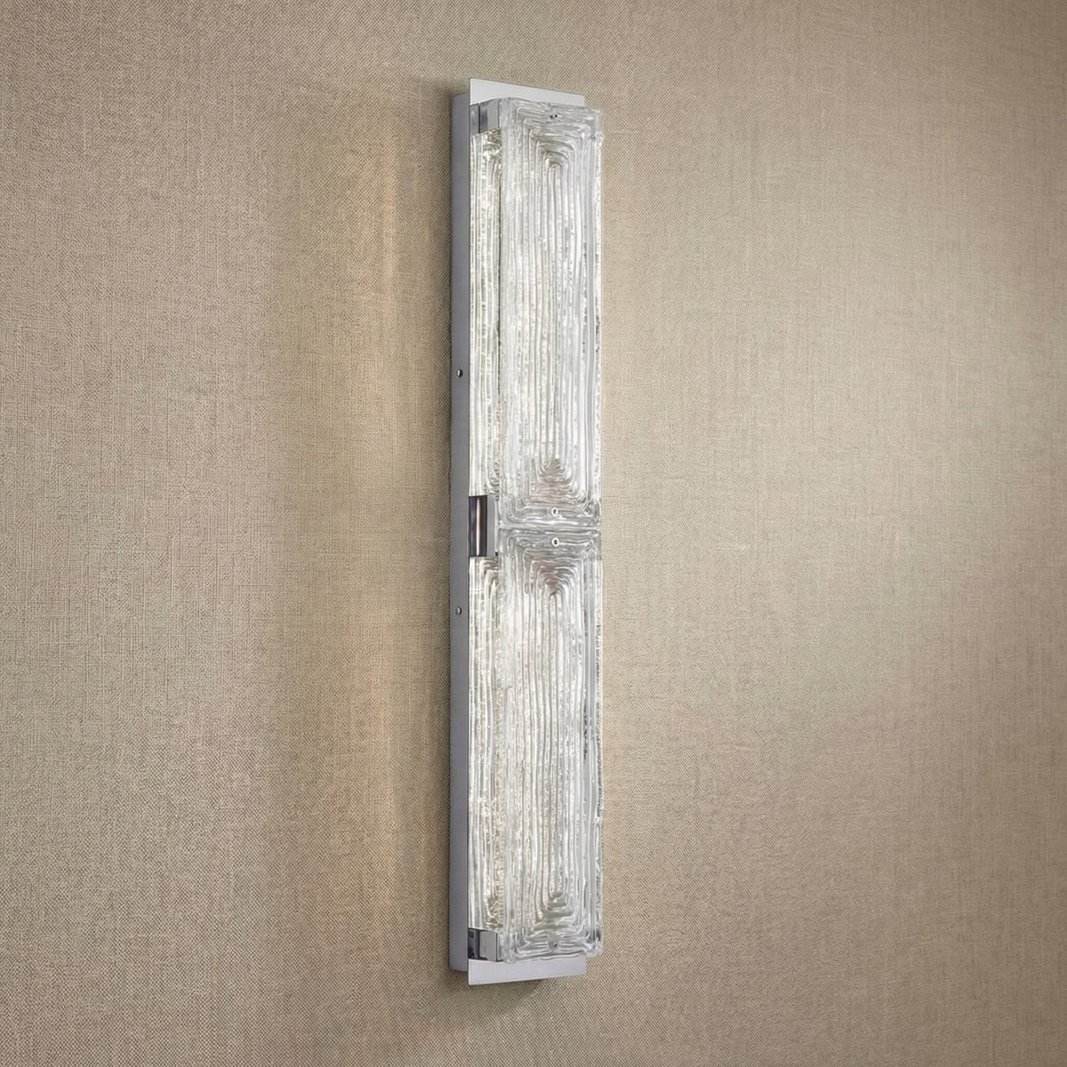 Yiosi Halo Double Glass Wall Sconce - dark