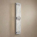 Yiosi Halo Double Glass Wall Sconce - dark