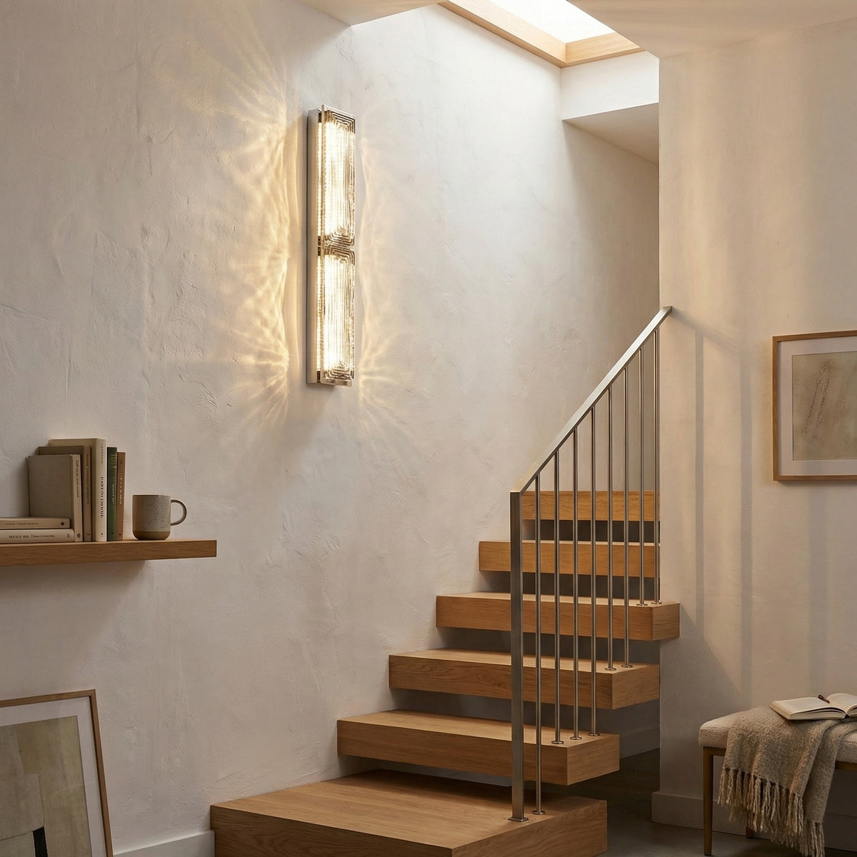Yiosi Halo Double Glass Wall Sconce - scene-3