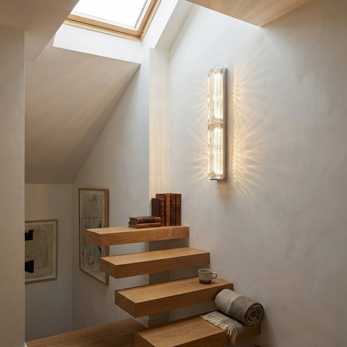 Yiosi Halo Double Glass Wall Sconce - scene-3