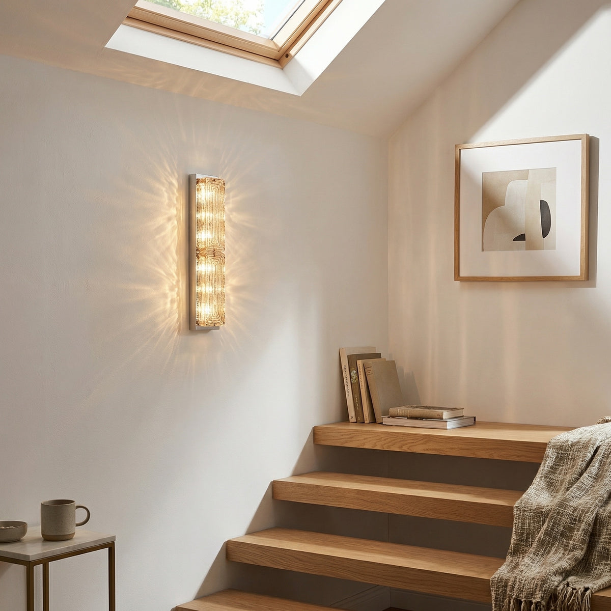 Yiosi Halo Double Glass Wall Sconce - scene-3