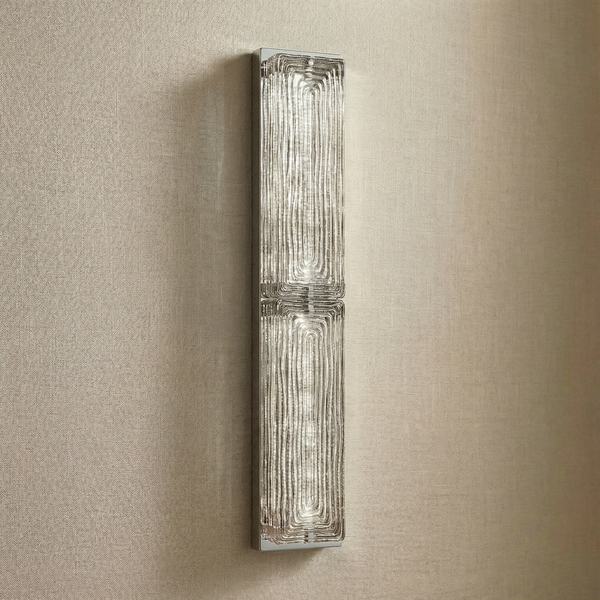 Yiosi Halo Double Glass Wall Sconce - dark