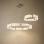 Yiosi Halo Glass Pendant Light - 39" (Dia 1000mm)