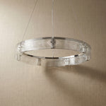 Yiosi Halo Glass Pendant Light - dark