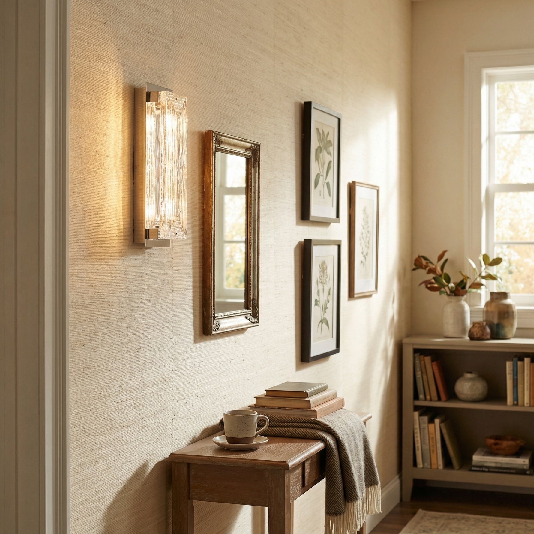 Yiosi Halo Mini Glass Wall Sconce - scene-3