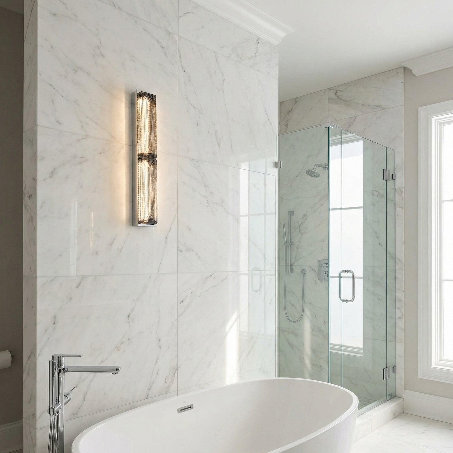 Yiosi Halo Mini Glass Wall Sconce - scene-2