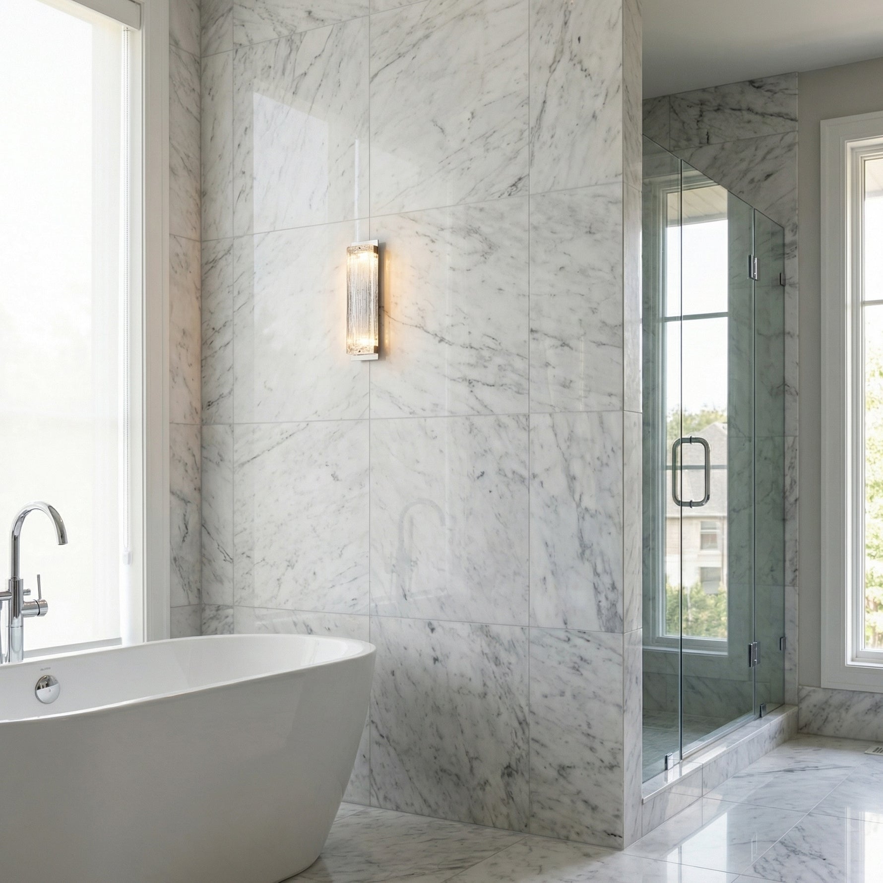 Yiosi Halo Mini Glass Wall Sconce - scene-2
