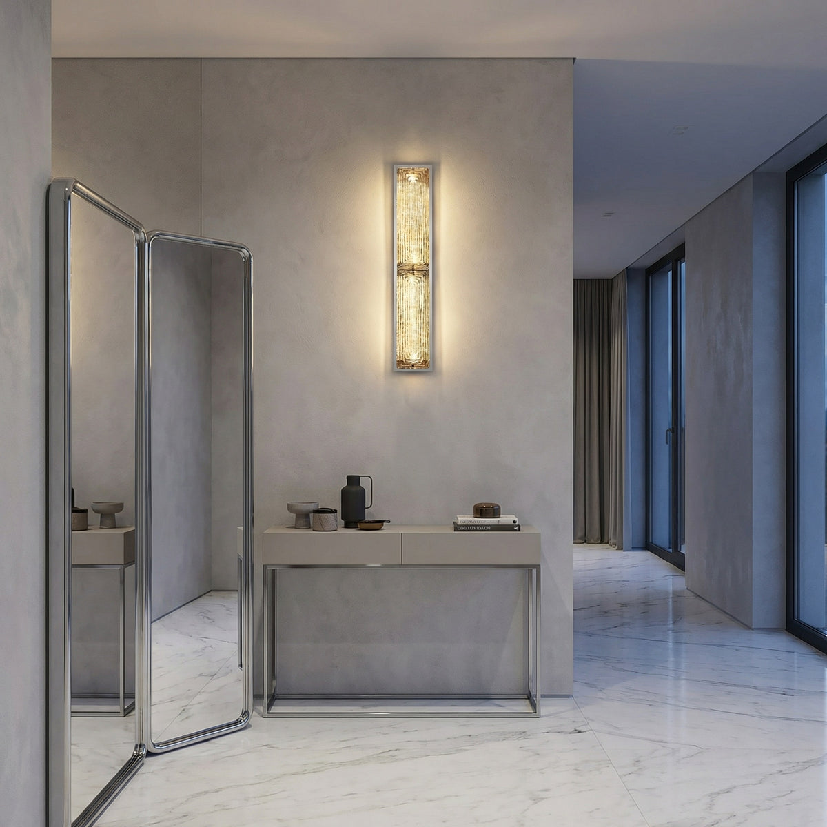Yiosi Halo Mini Glass Wall Sconce - scene-1