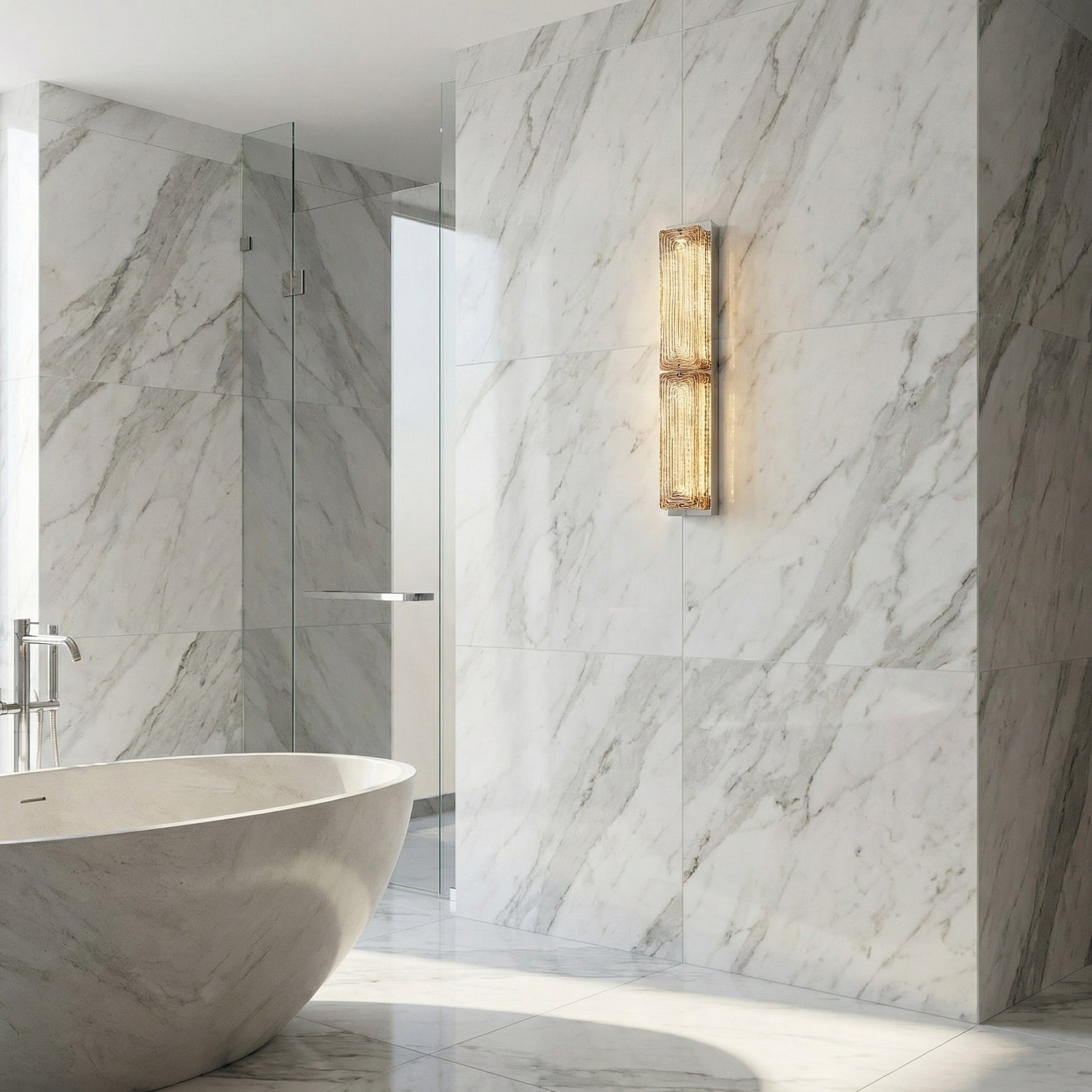 Yiosi Halo Mini Glass Wall Sconce - scene-2
