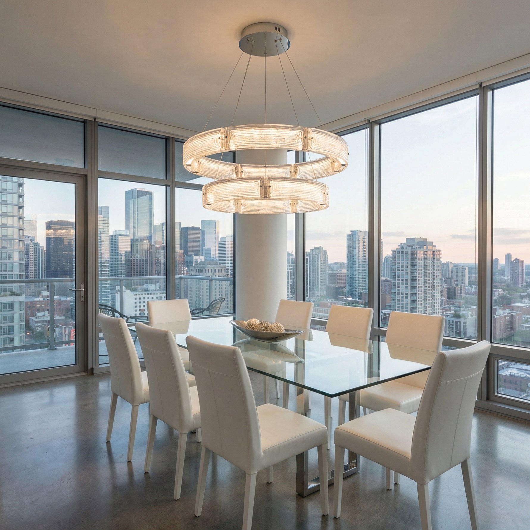 Yiosi Halo Nested Glass Pendant Light - scene-2