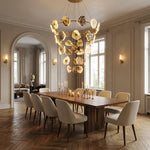 Yiosi High Luxury Cascading Multi-Tier Natural Stone Pendant Light - scene-2