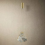 Yiosi High Luxury Mini Natural Stone Pendant Light Style A - dark