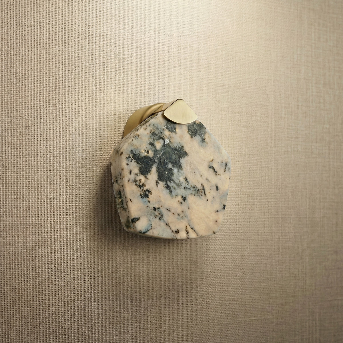 Yiosi High Luxury Mini Natural Stone Wall Sconce 7" Style B - dark