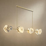 Yiosi High Luxury Natural Stone Pendant Light 39" - 63" Linear (L1600mm)