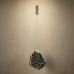 Yiosi High Luxury Natural Stone Pendant Light Style B - dark