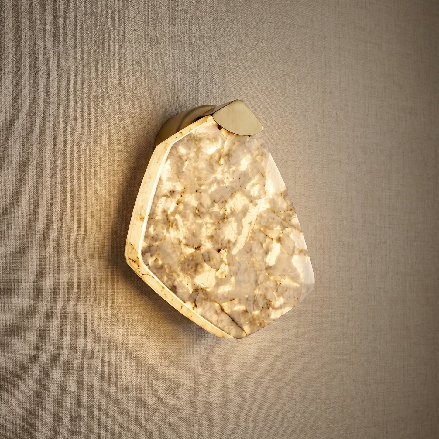 Yiosi High Luxury Natural Stone Wall Sconce 8" Style A - 8" Linear (L195mm)