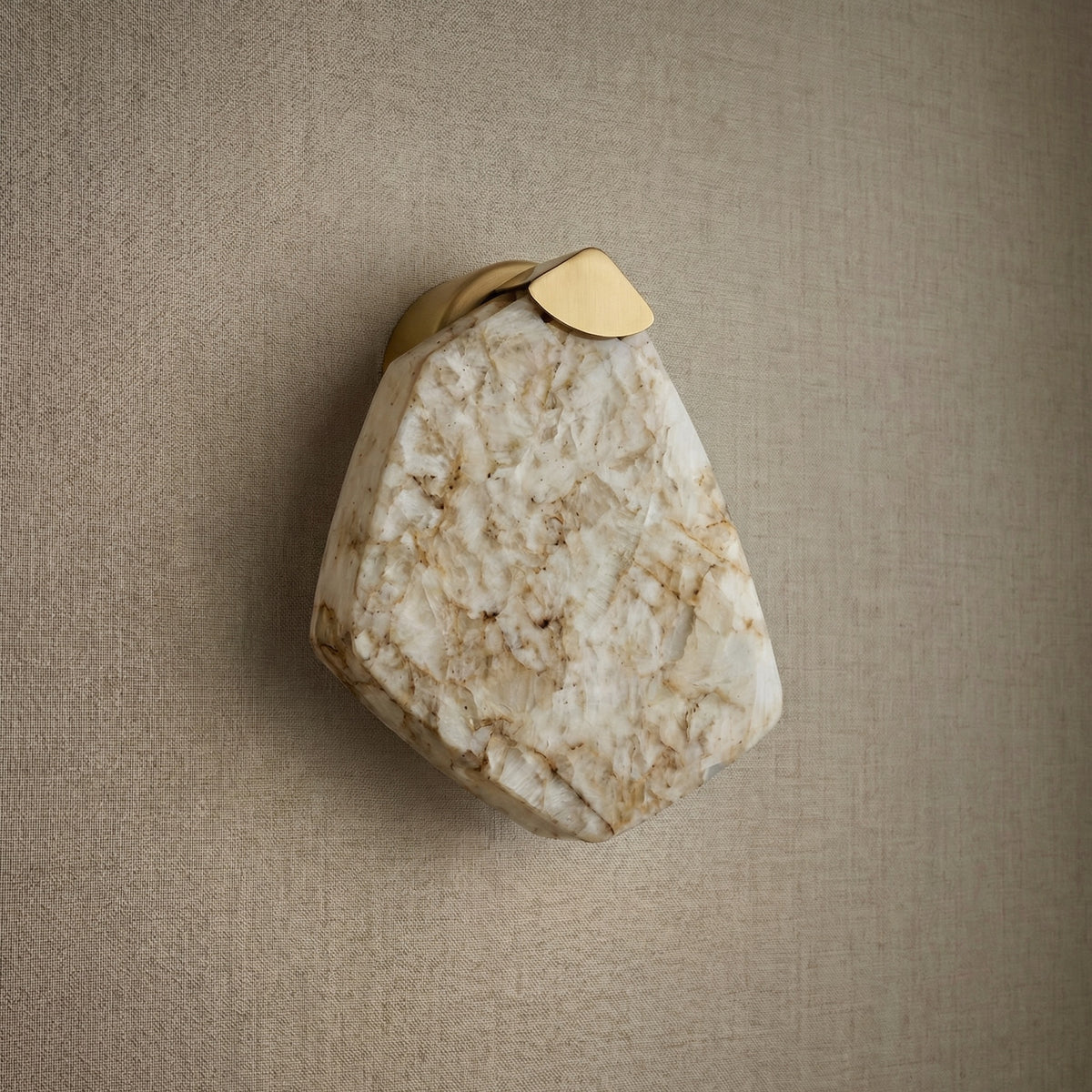 Yiosi High Luxury Natural Stone Wall Sconce 8" Style A - dark