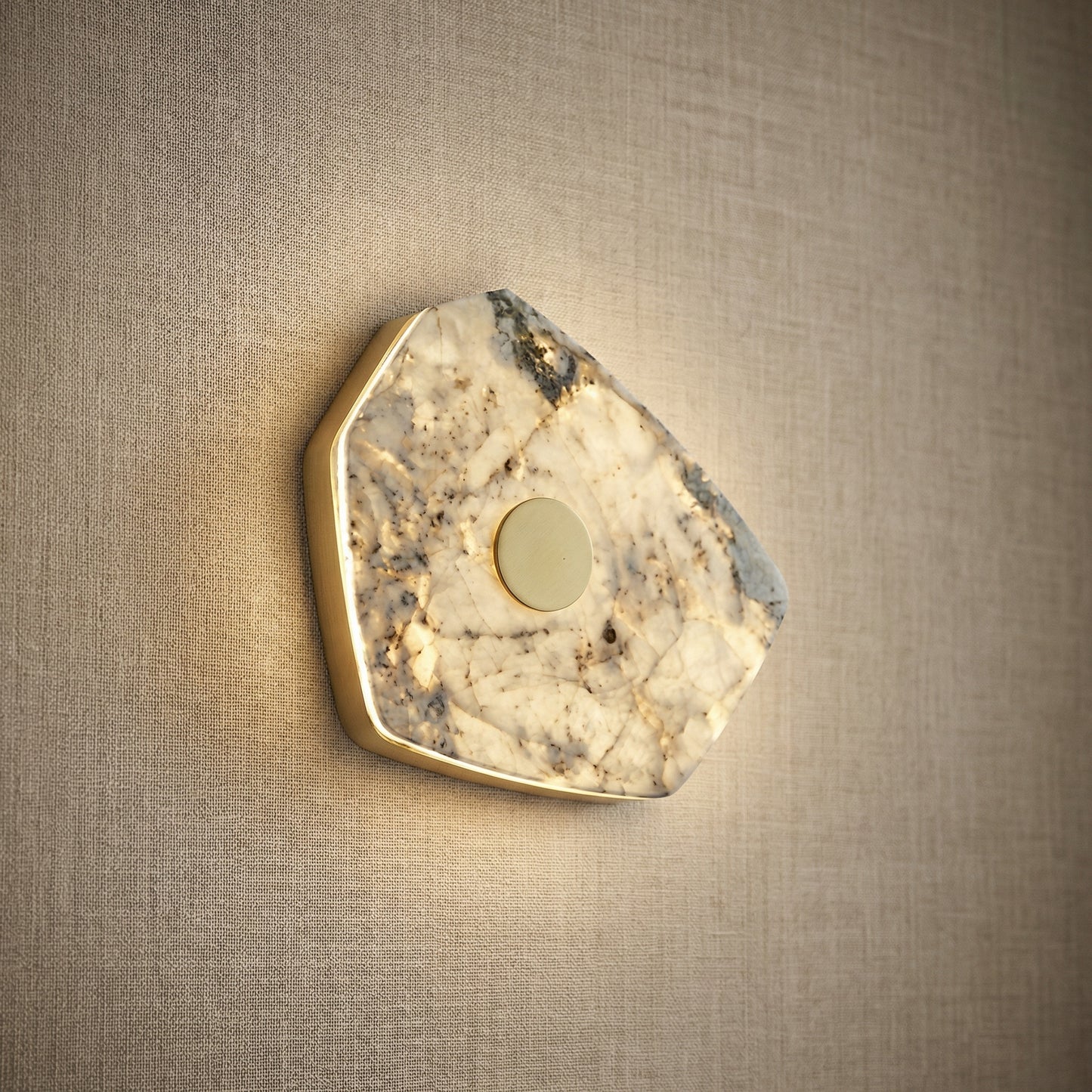 Yiosi High Luxury Natural Stone Wall Sconce 8" Style B - 8" Linear (L195mm)