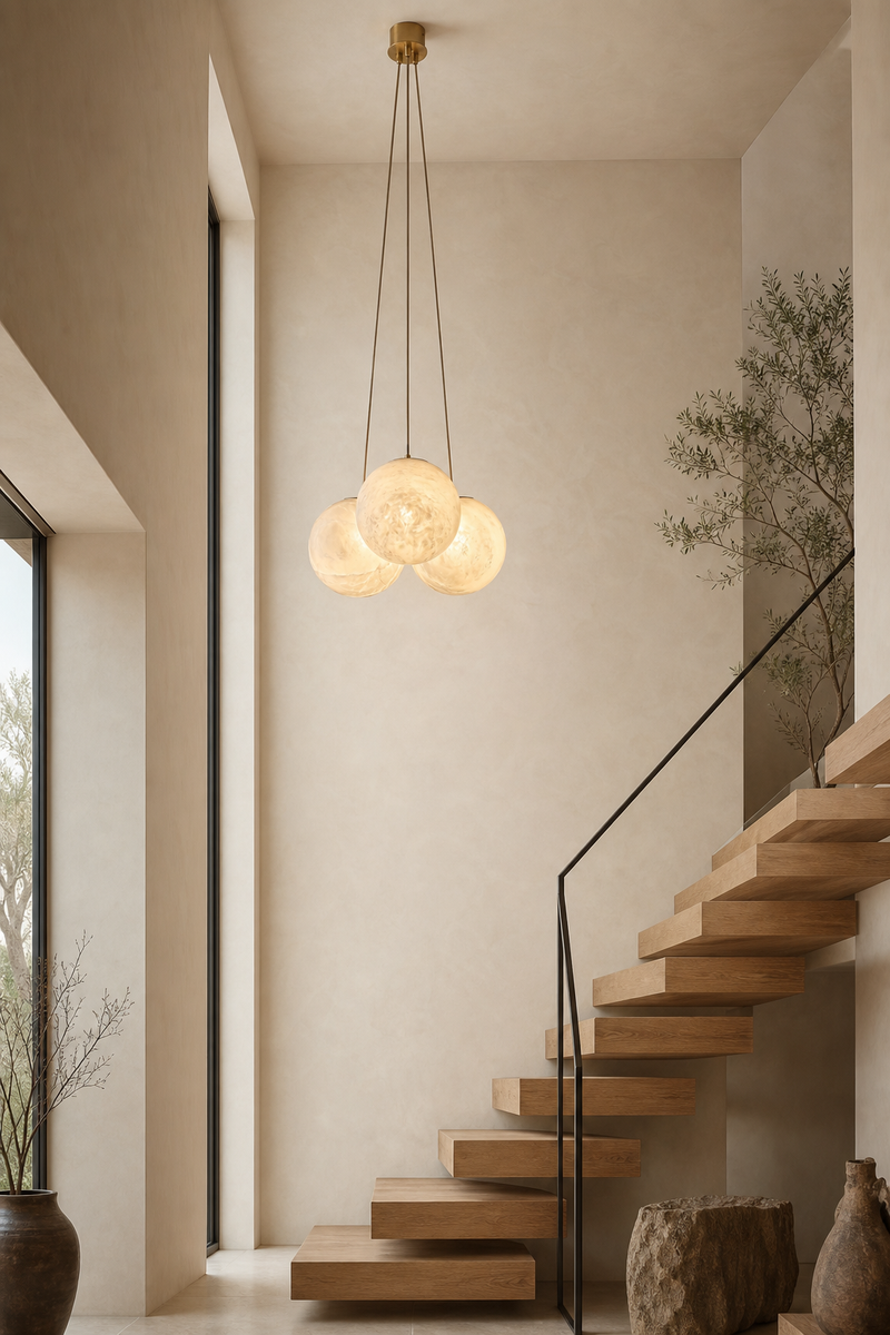 Floating in a two-story drop