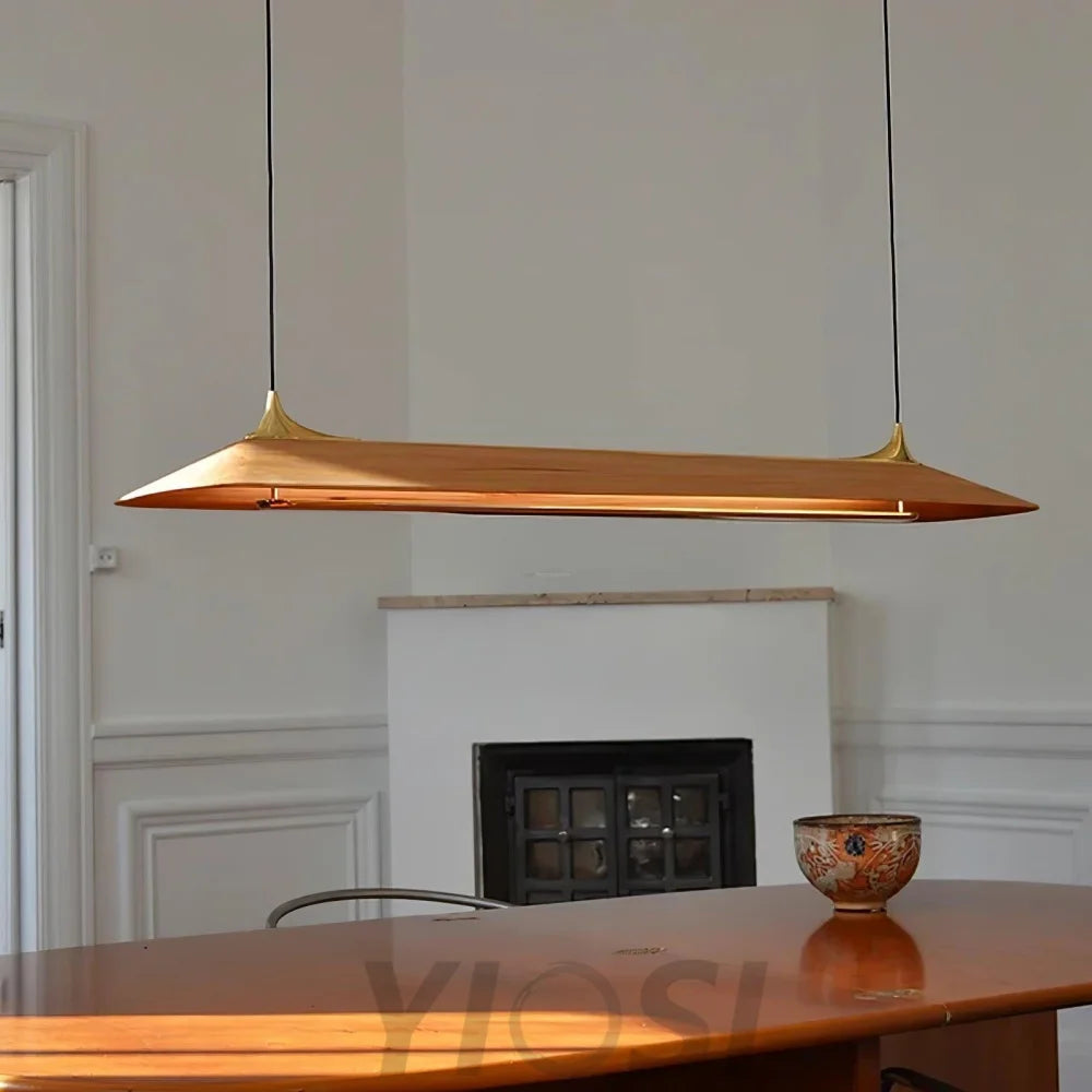 Yiosilamp Wooden Linear Chandelier - Bar-1-Yiosilamp