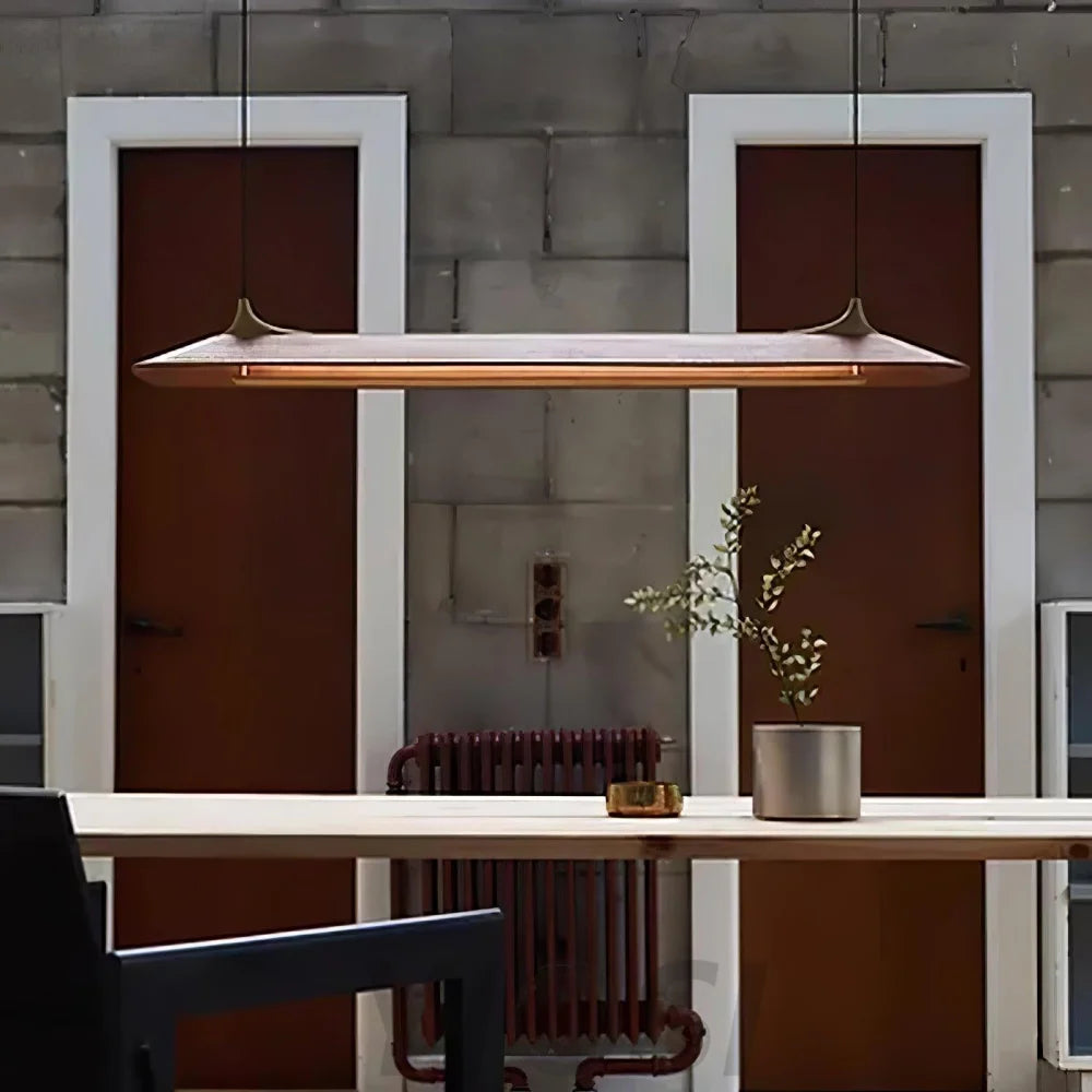 Yiosilamp Wooden Linear Chandelier - Bar-1-Yiosilamp
