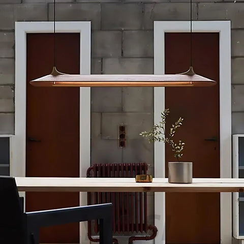 Yiosilamp Wooden Linear Chandelier - Bar-1-Yiosilamp