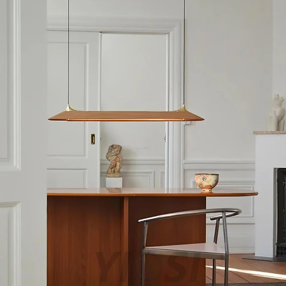 Yiosilamp Wooden Linear Chandelier - Bar-1-Yiosilamp