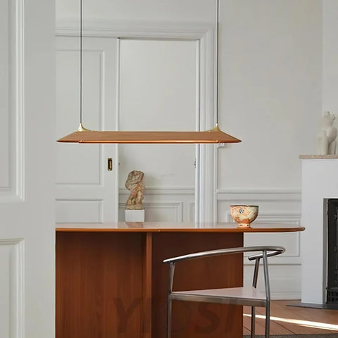 Yiosilamp Wooden Linear Chandelier - Bar-1-Yiosilamp