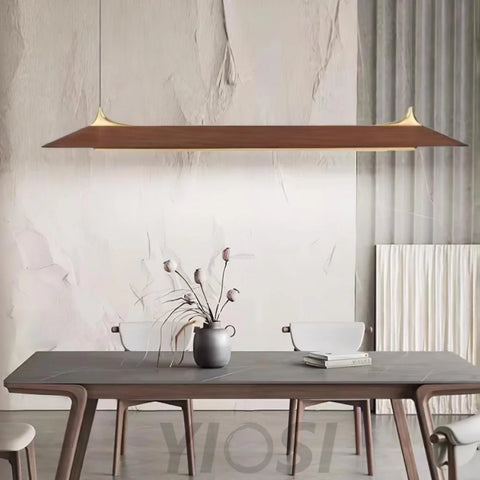 Yiosilamp Wooden Linear Chandelier - Bar-1-Yiosilamp