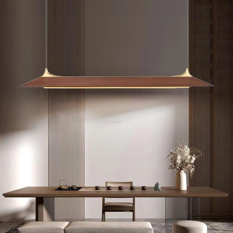 Yiosilamp Wooden Linear Chandelier - Bar-1-Yiosilamp