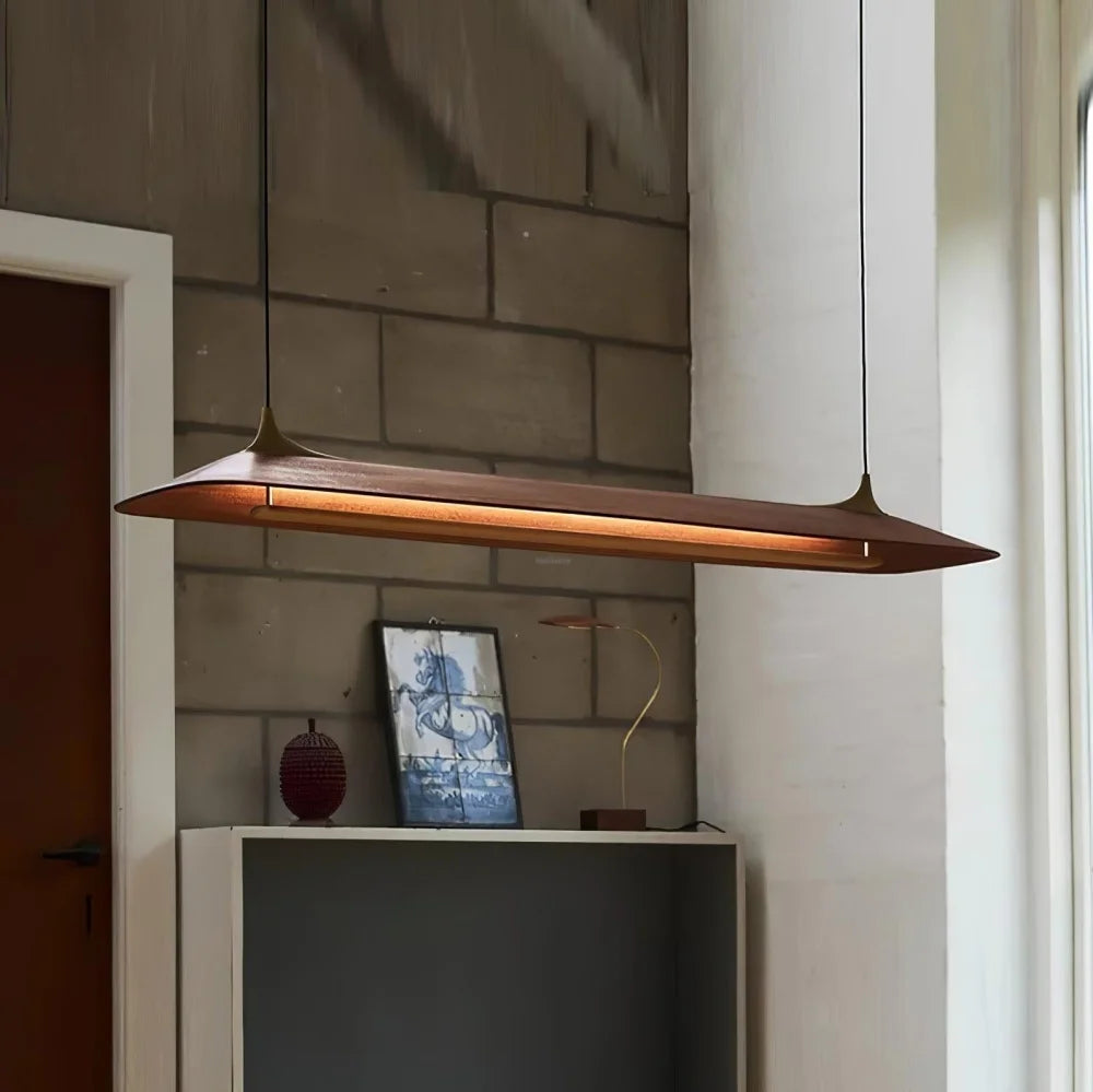 Yiosilamp Wooden Linear Chandelier - Bar-1-Yiosilamp