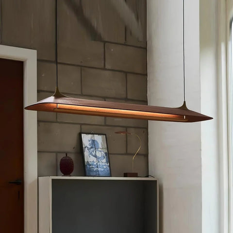 Yiosilamp Wooden Linear Chandelier - Bar-1-Yiosilamp