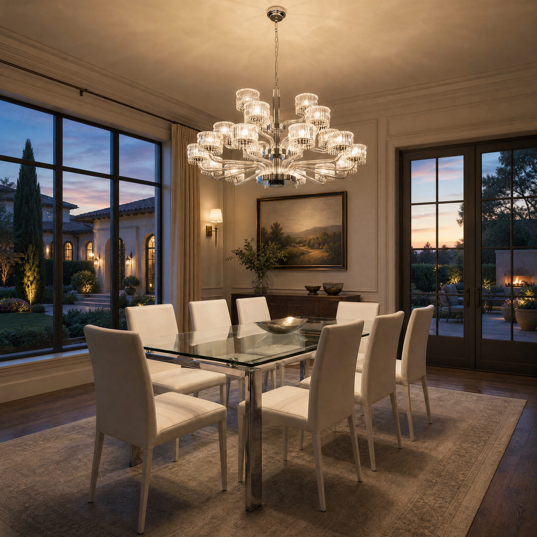 Yiosi Lumiere 3-Tier Nested Crystal Chandelier