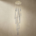 Yiosi Liuzhi Cascading Glass Pendant Light 24" - 24" (Dia 600mm)