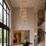 Yiosi Flowing Branch Cascading Glass Chandelier 24"