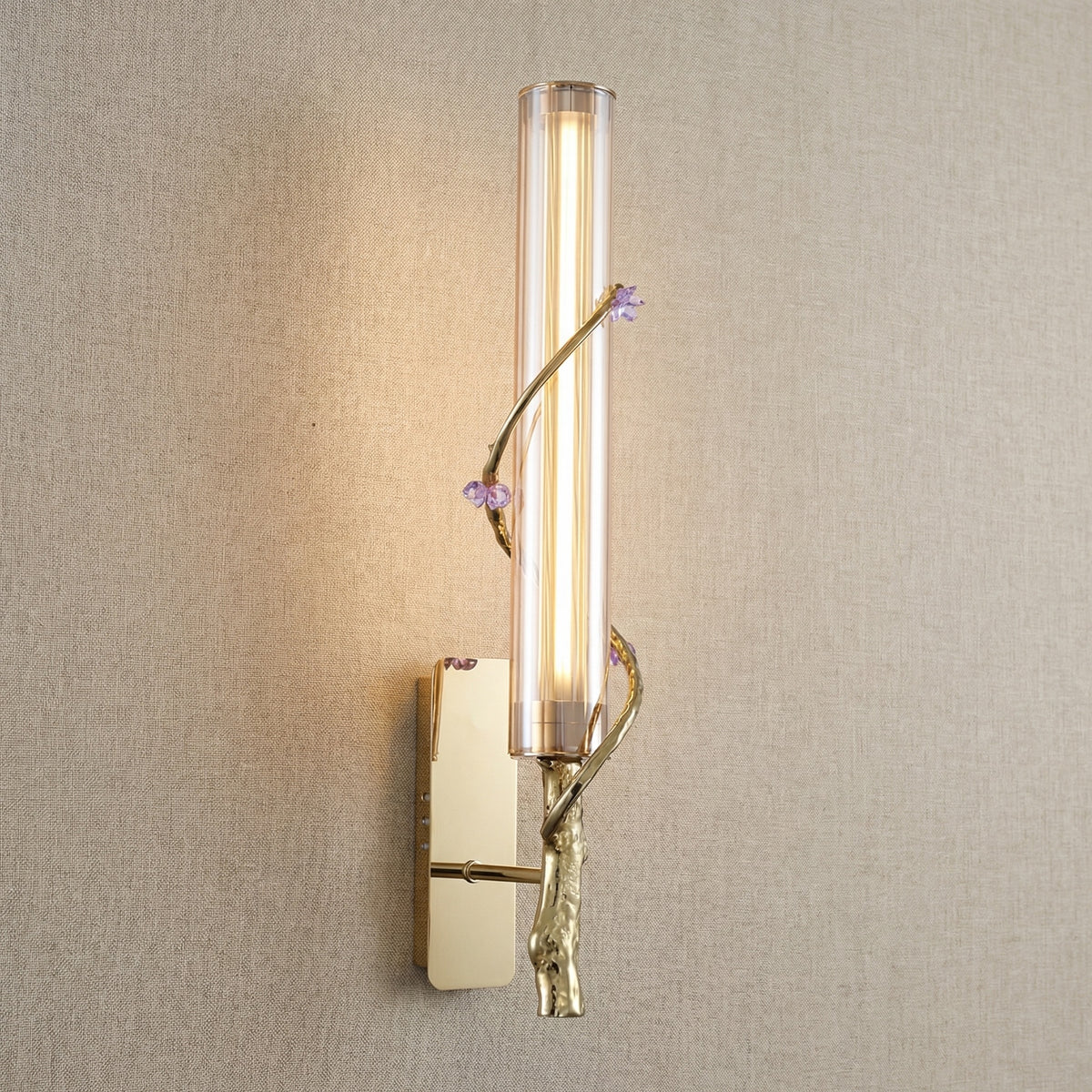 Yiosi Liuzhi Glass Wall Sconce - 3" Linear (L70mm)