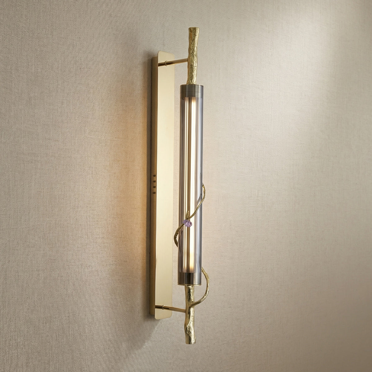 Yiosi Liuzhi Glass Wall Sconce - 3" Linear (L70mm) Style B