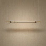 Yiosi Liuzhi Linear Glass Pendant Light - 47" Linear (L1200mm)