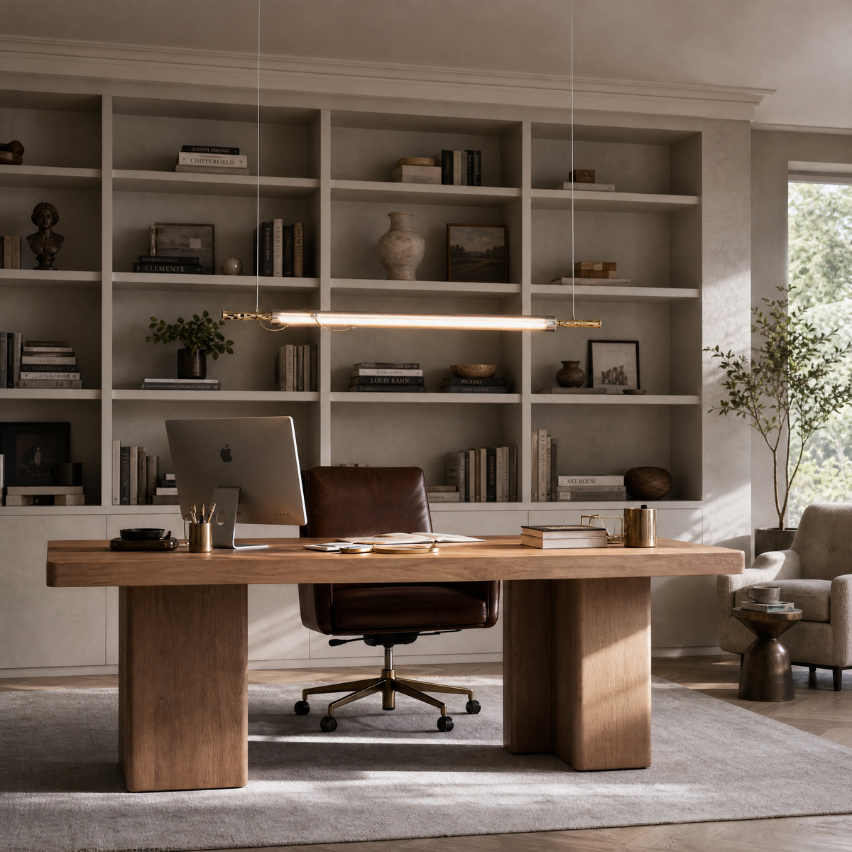 Yiosi Flowing Branch Linear Glass Chandelier