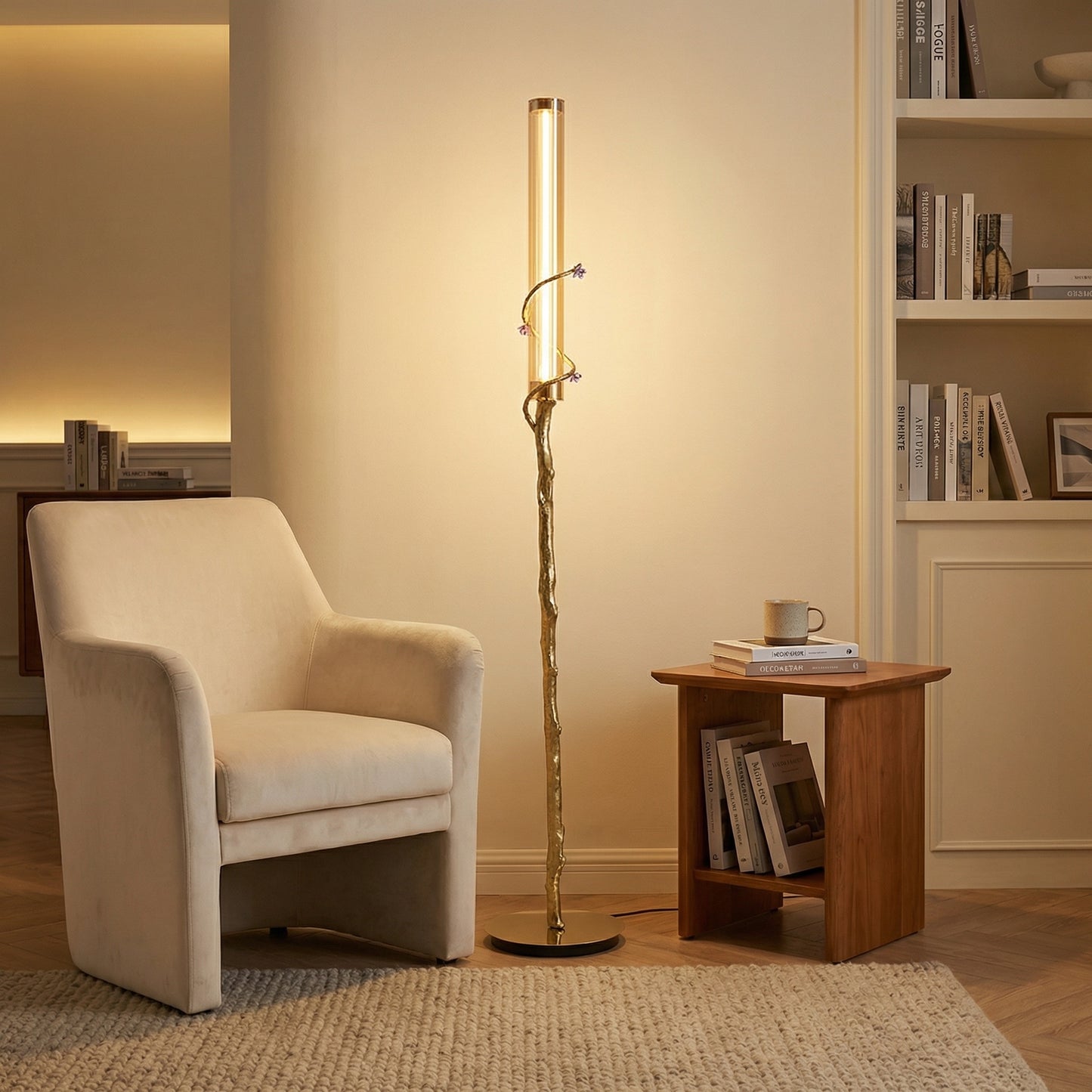 Yiosi Liuzhi Mini Glass Floor Lamp - scene-1