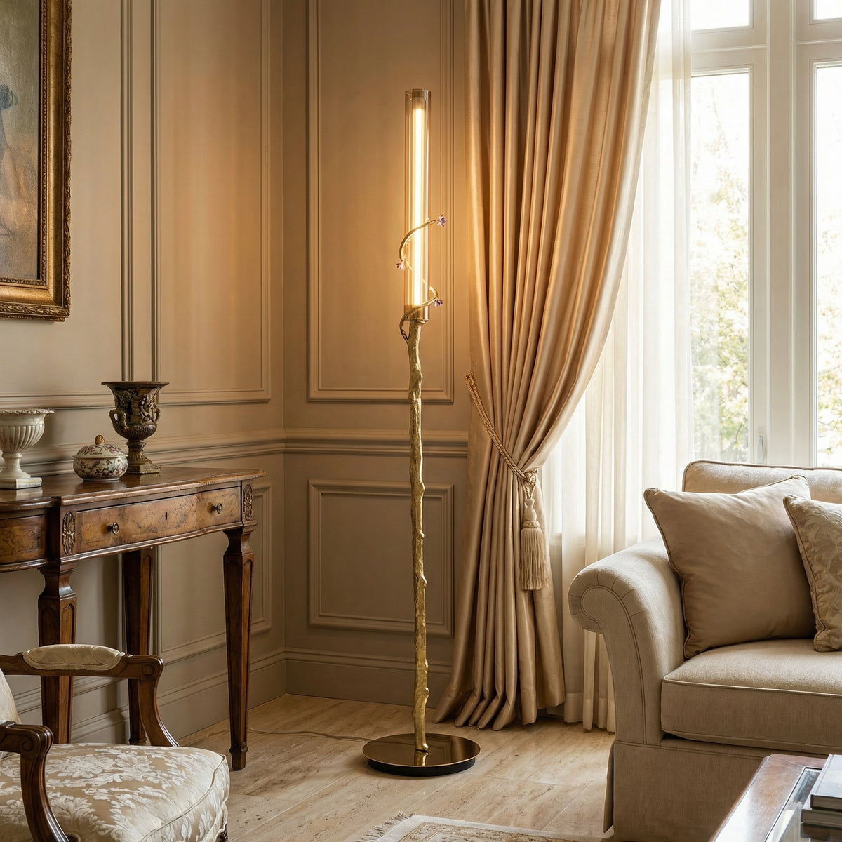 Yiosi Liuzhi Mini Glass Floor Lamp - scene-2