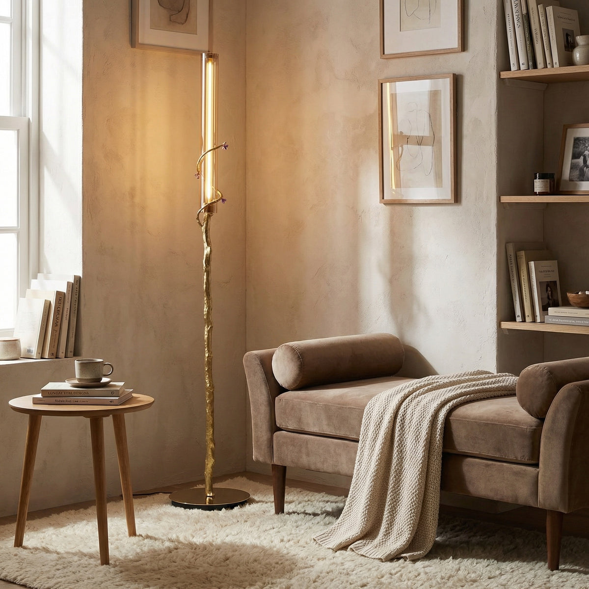 Yiosi Liuzhi Mini Glass Floor Lamp - scene-3