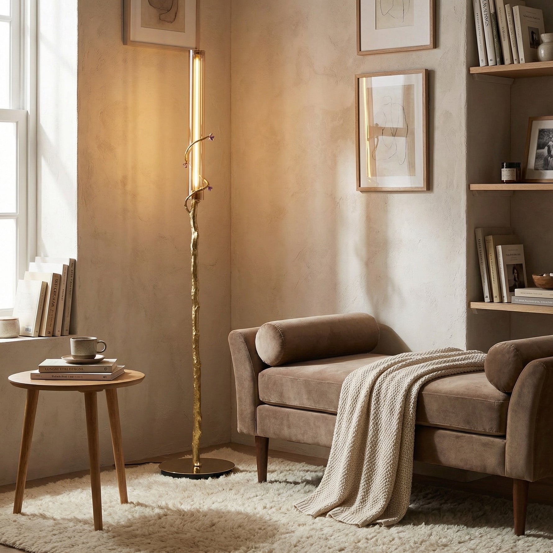 Yiosi Liuzhi Mini Glass Floor Lamp - scene-3