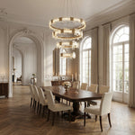 Yiosi Liying Cascading Multi-Tier Glass Pendant Light - scene-2
