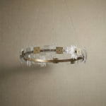 Yiosi Liying Glass Pendant Light 39" - dark